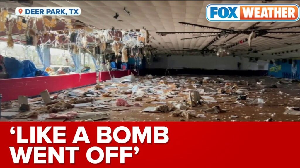 Deer Park, TX Roller Skating Rink Cleans Up From EF-3 Tornado