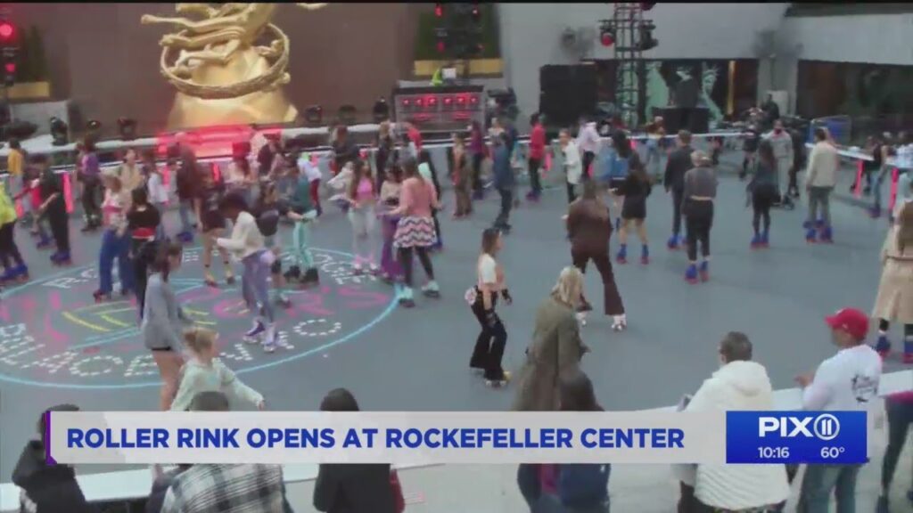 Roller skating rink returns to Rockefeller Center