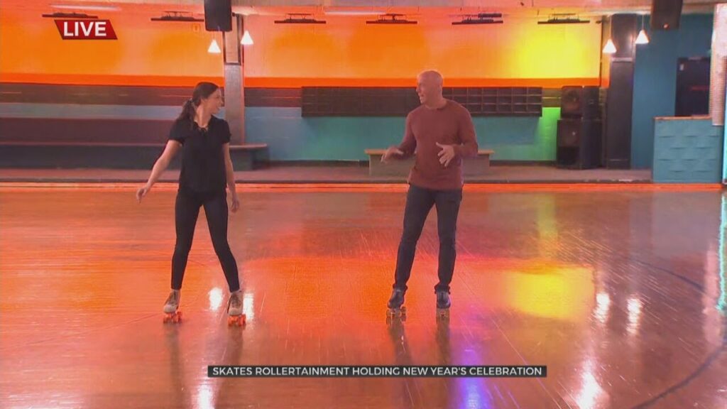 Watch: Sand Springs Roller Skating Rink Hosts New Year’s Even Celebration