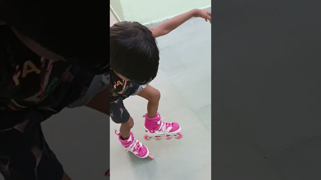 first time 4 year old children inline skating best movments #shorts #viral #love #vlog
