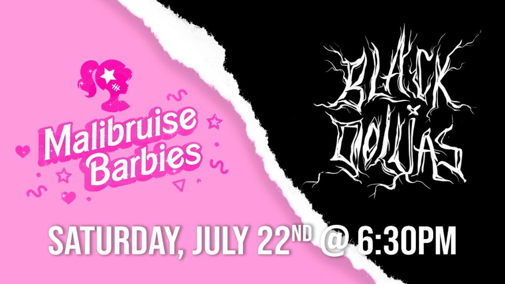 LA Derby Dolls – Baby Doll Brawl – MALIBRUISE BARBIES vs BLACK DOLLIAS – July 22, 2023