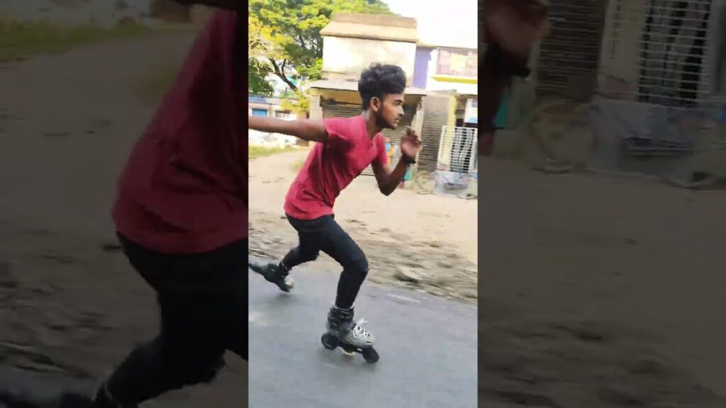 #brotherskating #skating #like #girlsreactions #india #road #publicreaction #skater #op  #balurghat