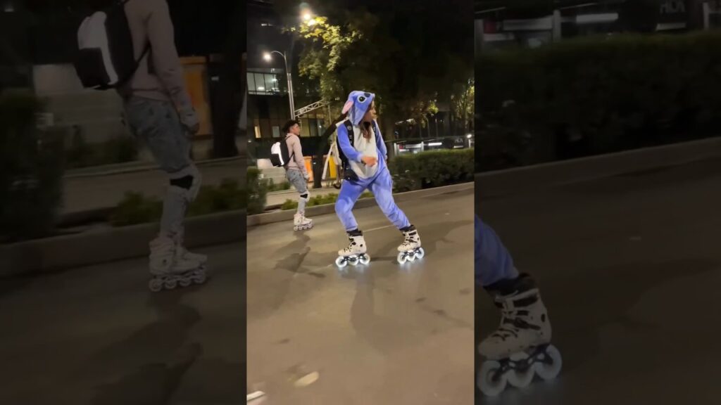 beautiful girl skating rider on road skating skills π±π #skating #viral #subscribe #reaction #skills