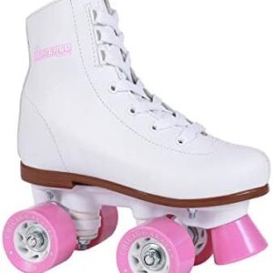 Chicago Skates Girls Rink Roller Skate - White Youth Quad Skates