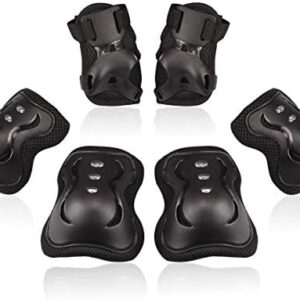 BOSONER Kids/Youth Knee Pad Elbow Pads Guards Protective Gear Set for Roller Skates Cycling BMX Bike Skateboard Inline Skatings Scooter Riding Sports