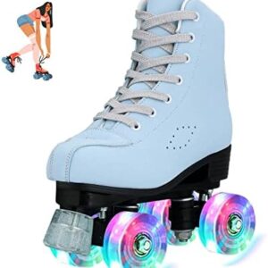 jessie Roller Skates for Women, Frosted Roller Skates Adjustable Holographic Women Roller Skates Speed Skates for Women Roller Skates Adults for Girls Boys Indoor Outdoor