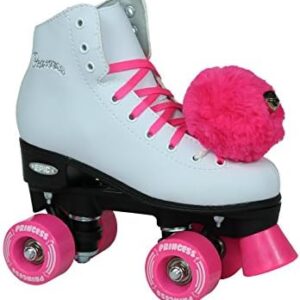 Epic Skates Pink Princess Girls Quad Roller Skates