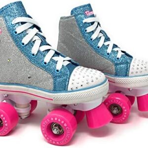 Chicago Skates Girls Fashion Quad Skates with Flashing Lights