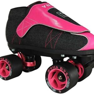 VNLA Junior Zona Rosa Jam Skates for Men and Women - Indoor Unisex Roller Skates for Tricks and Jam Skating