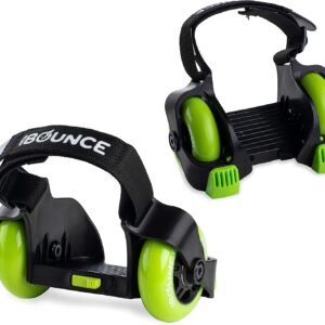 New-Bounce Heel Wheel Skates - Jet Wheelies for Shoes - Adjustable Roller Heel Skates for Kids - One Size Fits Most