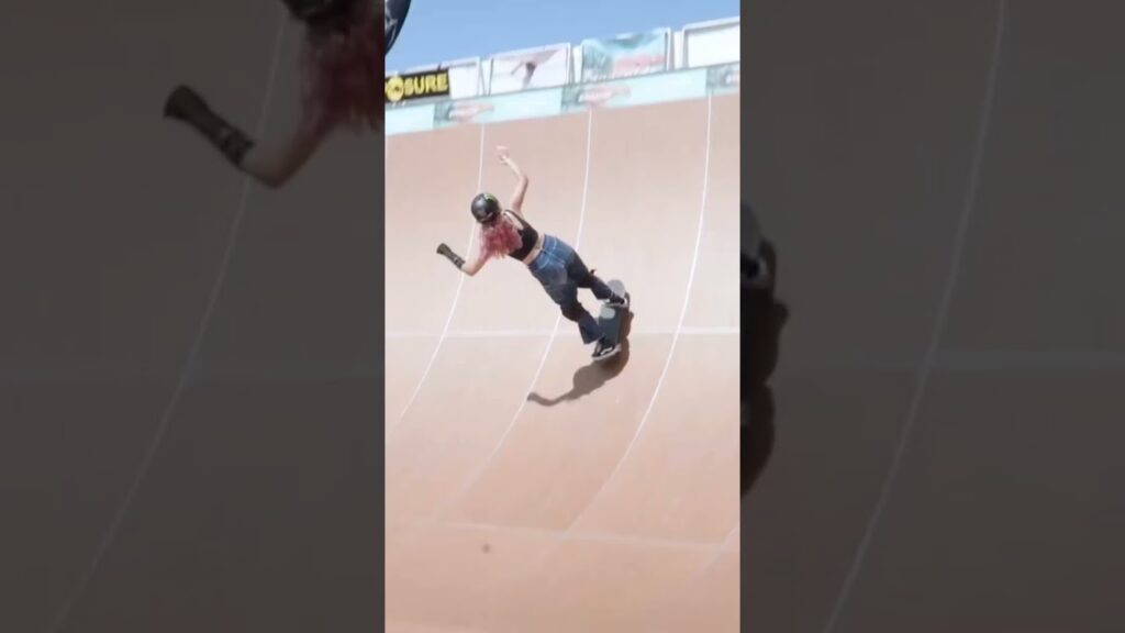 Ruby Liley Skateboard Vert Final Winner at Exposure Skate #skateboarding #skate #shorts