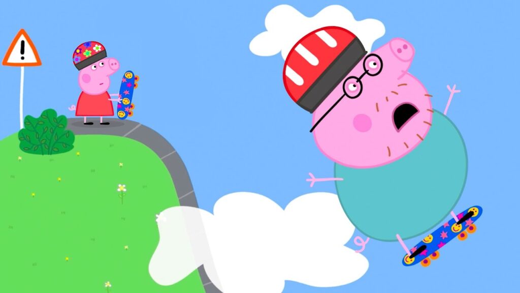 Peppa Pig Learns How To Skateboard | Kids TV And Stories