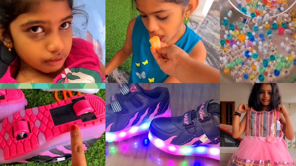 #Tiyakutty നല്ല കരച്ചിലാണ്😢😢 ഇന്നുവരെ കാണാത്ത #Roller with lightning shoe #Unboxing #surprised