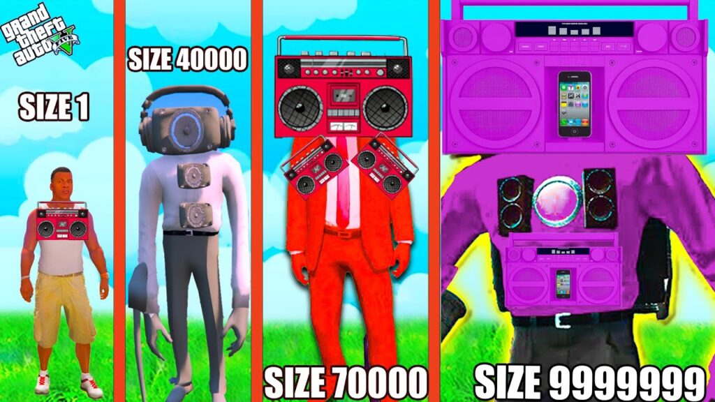 Franklin Training Avengers To Become BOOMBOX MAN To Kill UPGRADED TITAN SPEAKERMAN IN GTAV