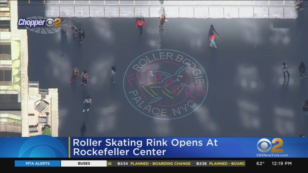 Rockefeller Center roller skating rink opens