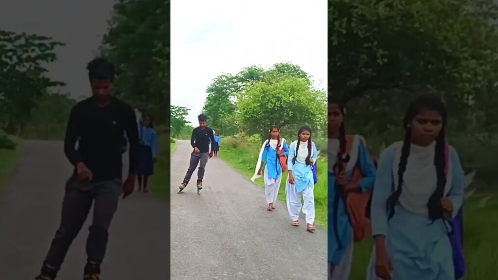 college ki girls😱 #skating #road #shorts #shortfeed #indianskaterdk