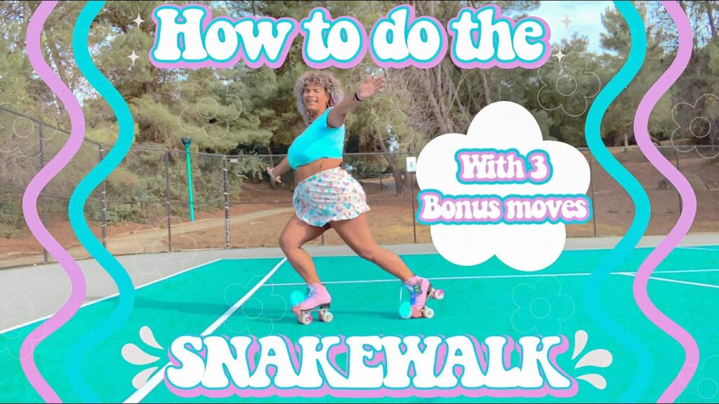 How to do the Snakewalk on Roller Skates | Roller dance Tutorial | Rollerskating for beginners