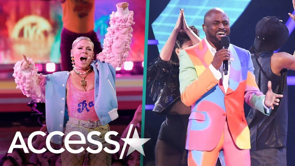 P!NK Roller Skates & Wayne Brady Pokes Fun At Will Smith During 2022 AMAs