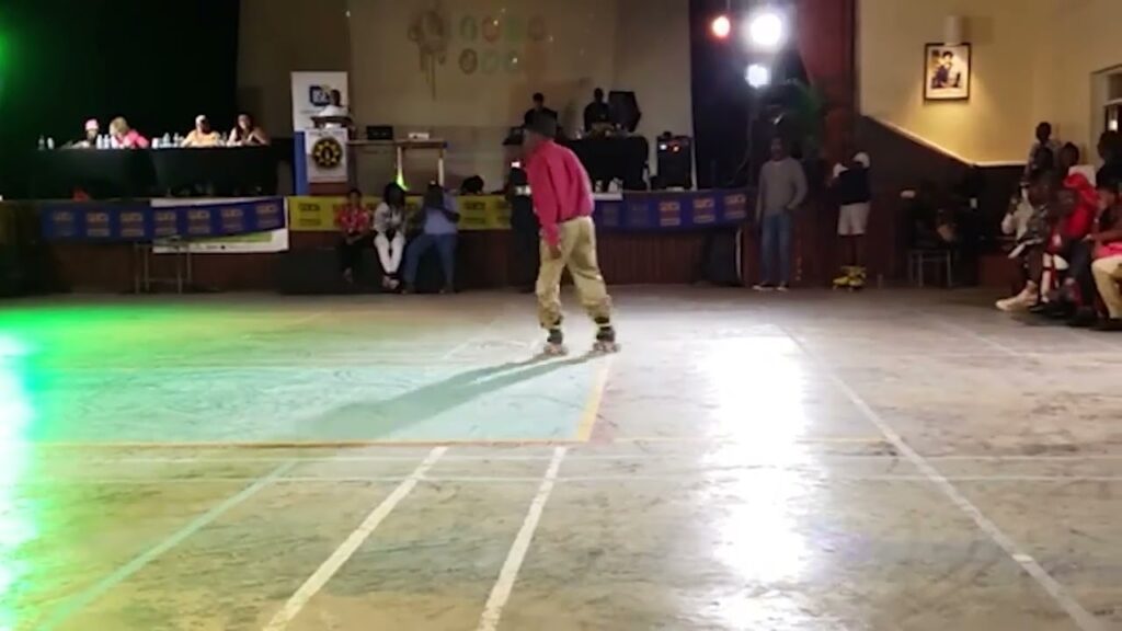 Fun and skill on display at roller-skating contest