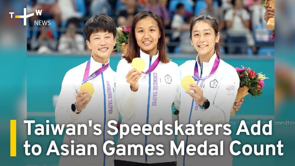 Taiwan’s Speedskaters Win Two More Golds at Asian Games | TaiwanPlus News