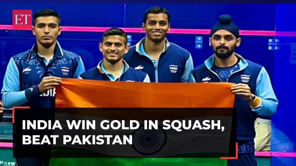 Asian Games 2023: India win gold in Squash, beat Pakistan