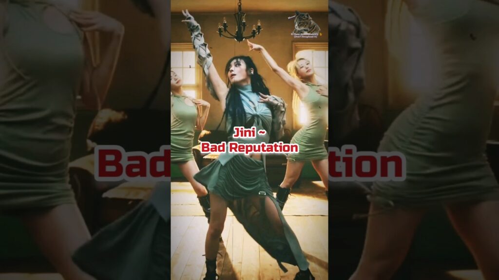 Jini is accused of copying Taylor Swift and Katy Perry with her new song “Bad Reputation” #Shorts