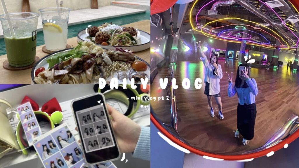 Mini Day Vlog pt2 | ☁️ another short vlog of a day with me (hangout, photo booth, roller skate) 🛼