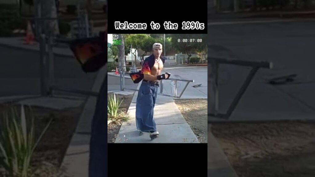 #rollerblading #1990s #jnco airdolphin in the 1990s