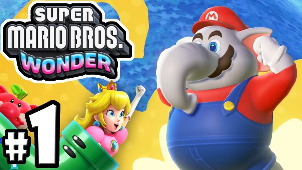 Super Mario Bros Wonder – PART 1 – World 1 & 2 + Bosses (Nintendo Switch Online Multiplayer Co-Op)