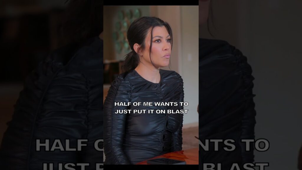 I am not in the mood 😒 🤔 Kim and Kourtney