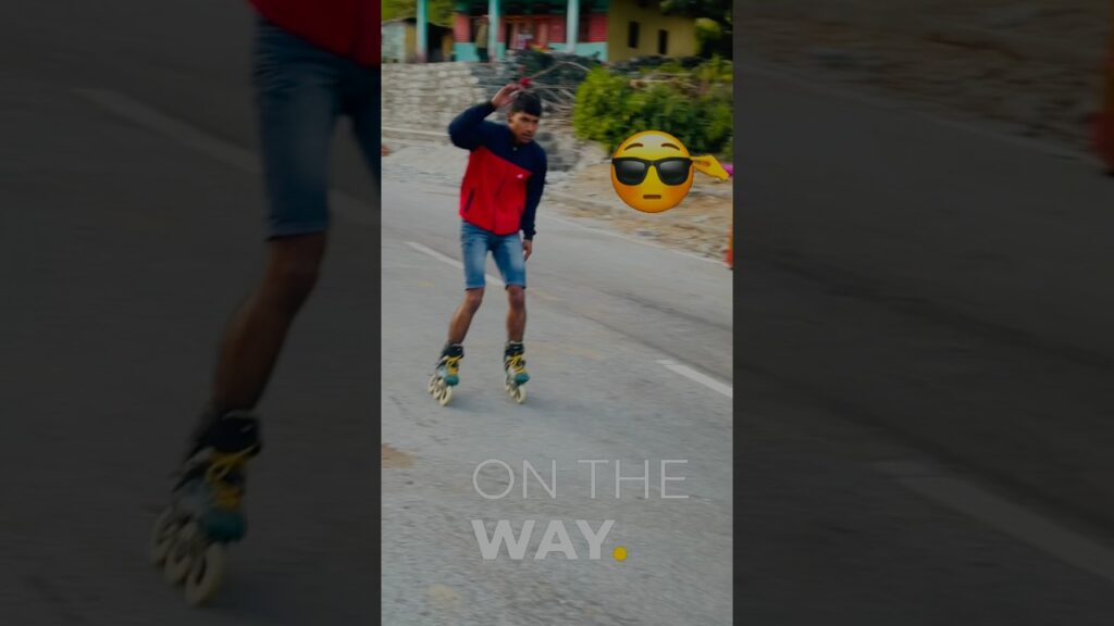 Don’t miss end🥵. #skating #viral #uttarakhand #road #brotherskating #balurghat #reaction #respect
