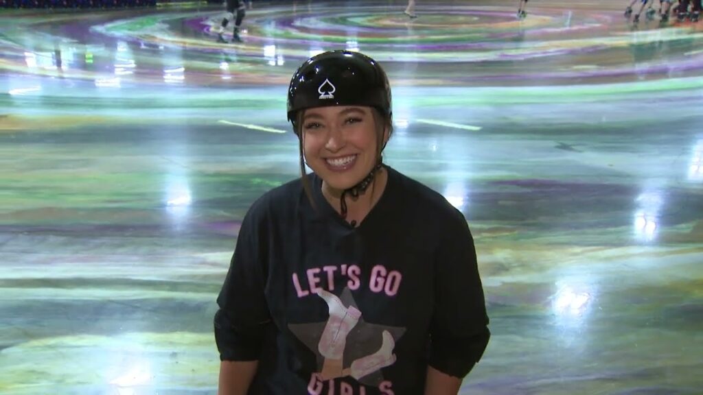 Skating with the Treasure Valley Roller Derby Team!