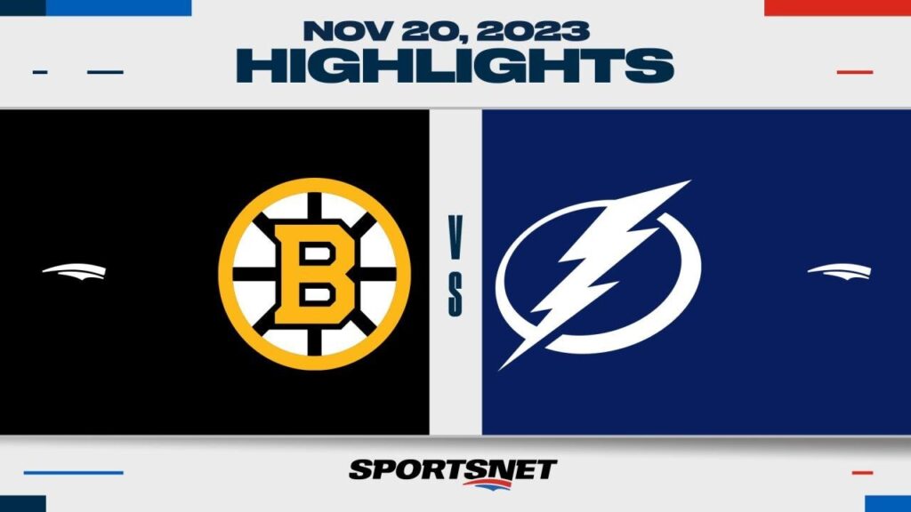 NHL Highlights | Bruins vs. Lightning – November 20, 2023