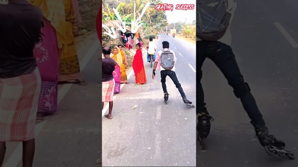 Boudi Reaction π±π± π€£ #skatingsuccess #skating #publicreaction #skater #viral