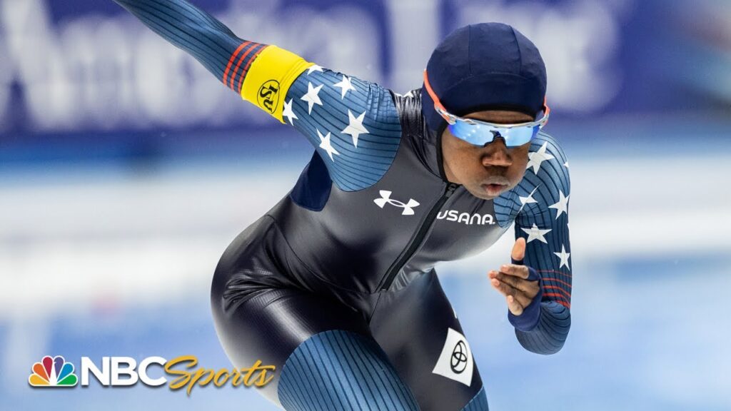 Team USA’s Erin Jackson steamrolls 500m for 3rd World Cup gold and #1 world ranking | NBC Sports