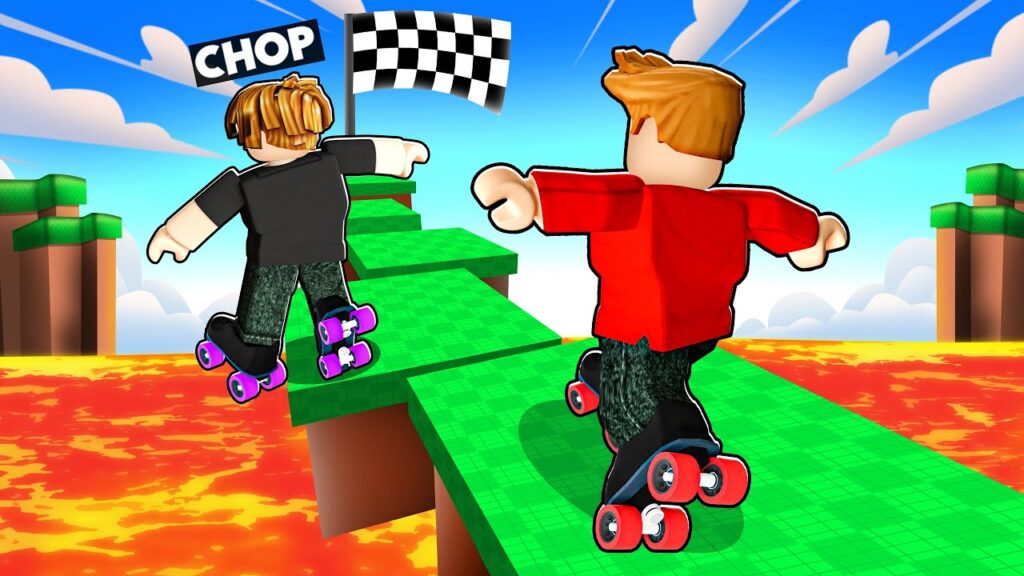 ROBLOX CHOP AND FROSTY COMPLETE ROLLER SKATE SIMULATOR