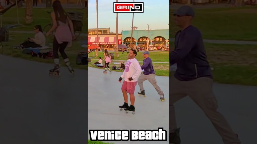 Blurred Lines – Robin Thicke Part 5 AT VENICE BEACH ROLLER DISCO PLAZA LIVE #rollerskating #grind
