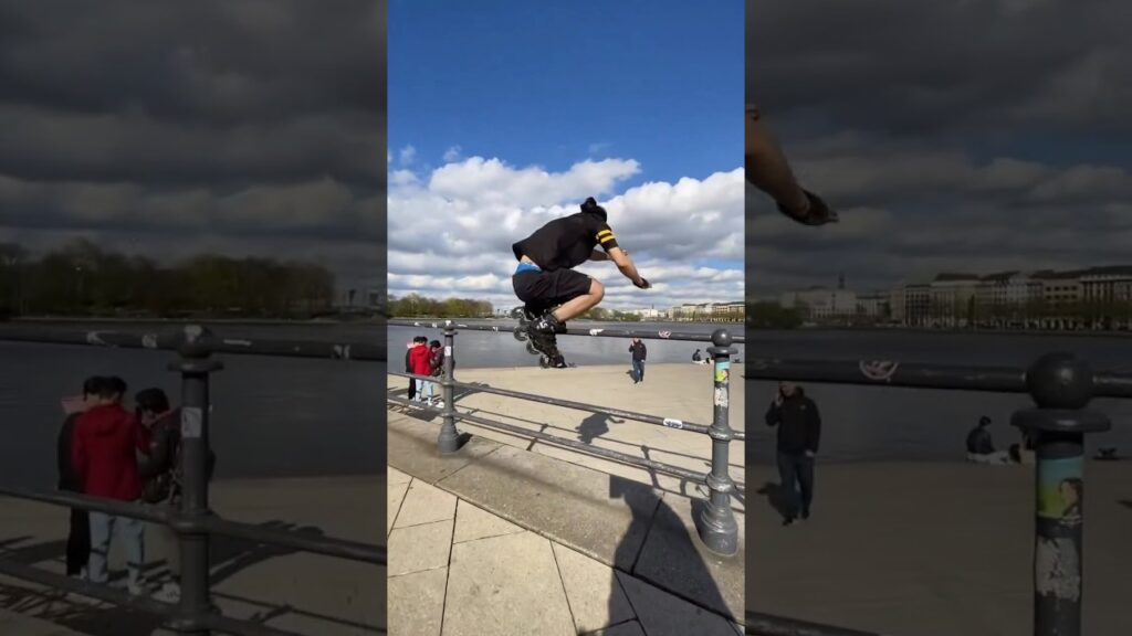 skating rider ! accident ๐ฑ๐ #skating #skate #viral #reaction #trending #youtube #skills #accident