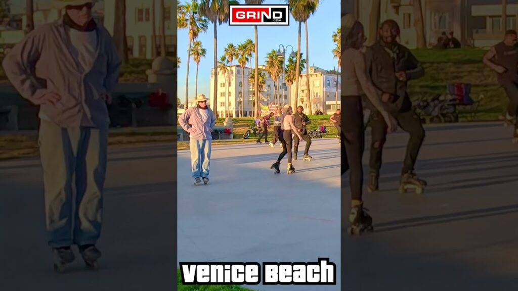 Doin’ It LL COOL J Part 3 AT VENICE BEACH ROLLER DISCO PLAZA LIVE #rollerskating #grind