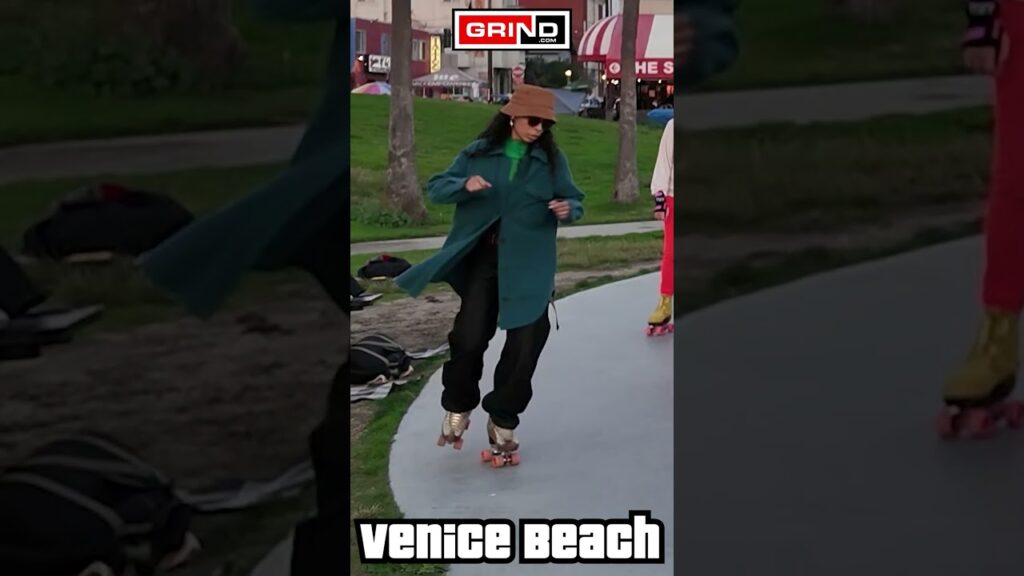 PT 2 The Brothers Johnson Stomp! at VENICE BEACH ROLLER DISCO PLAZA #grind #rollerskating