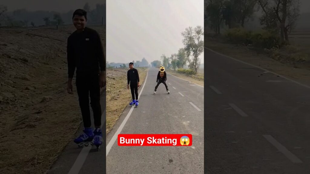 Bunny Skating Reaction Cute girl π || Hansika Skating #youtube #viral #trendingshorts #skater