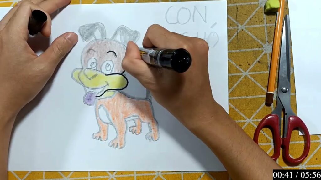 RN Muskan Vlogs | Cắt Dán Đồ Vật Bằng Giấy Thủ Công: CHÓ NÂU