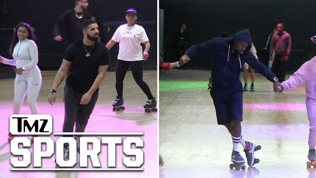 Drake Hits Floyd Mayweather’s Roller Skating Party, Skates to Own Music | TMZ Sports