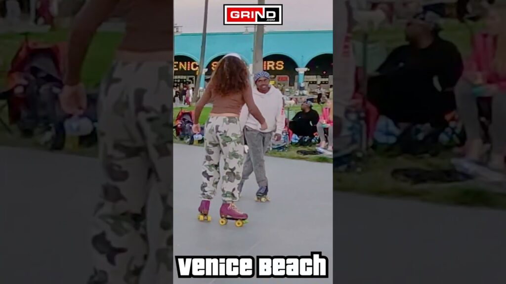 PT 16 You And I – Rick James at VENICE BEACH ROLLER DISCO PLAZA Live #grind #rollerskating