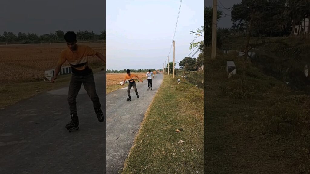 skating video short video😜🥰👌 #2023 #comedy #train #trending #viral #new #news