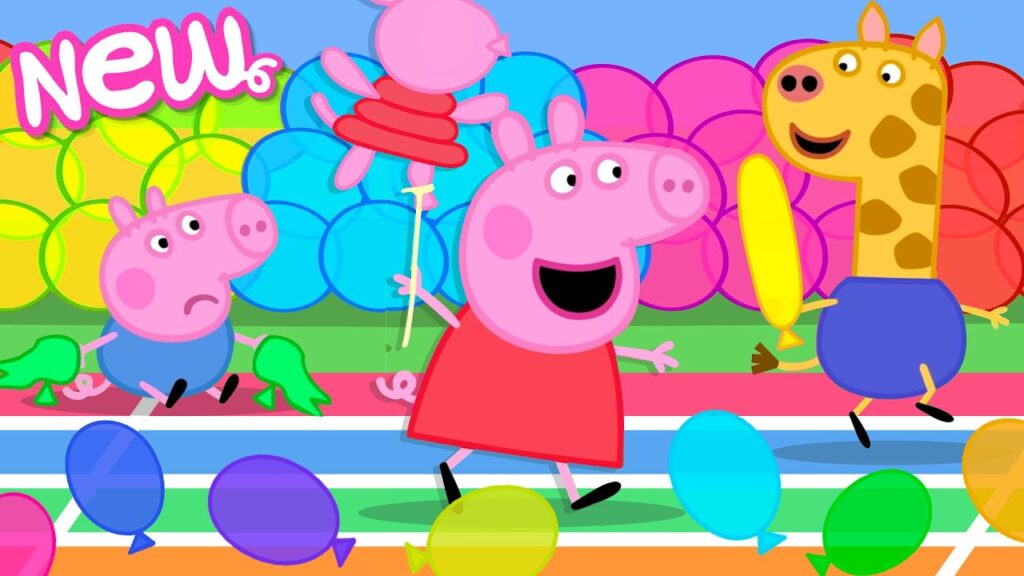 Peppa Pig Tales 🎈The Big Balloon Garden Race 🎈 BRAND NEW Peppa Pig Episodes