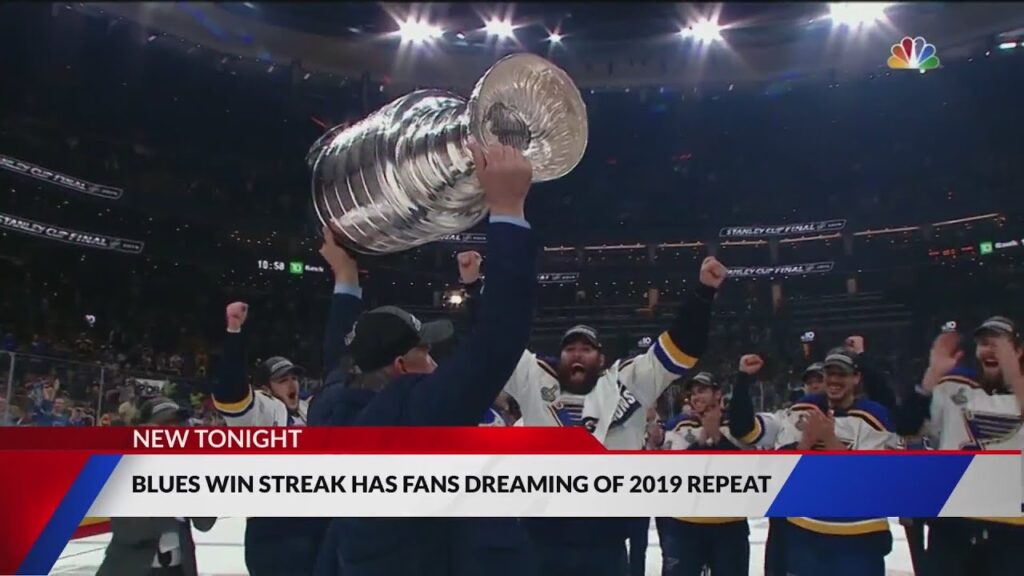 Blues winning streak has fans dreaming of 2019