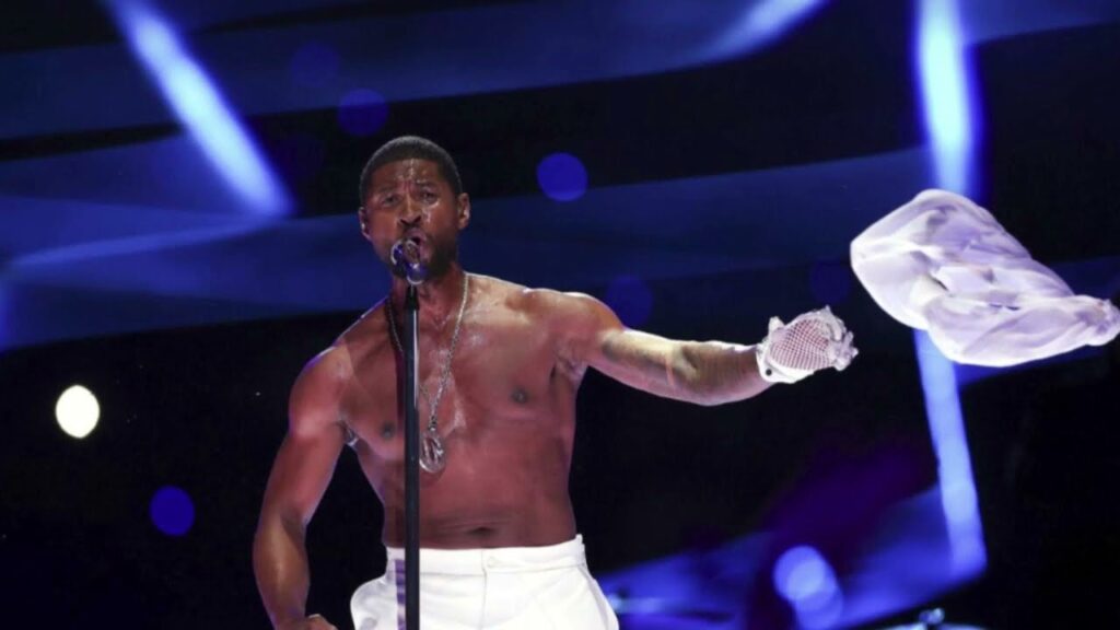 Usher Strips Down and Roller Skates During Career Spanning Super Bowl 2024 Halftime Show