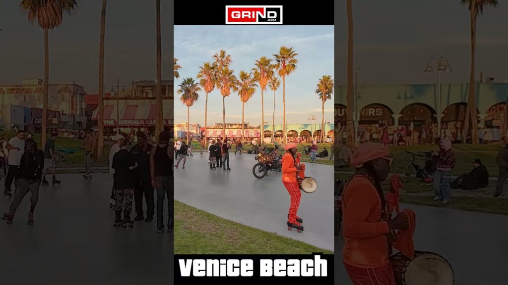 PT 4 Who Am I (What’s My Name?) Snoop Dogg at VENICE BEACH ROLLER DISCO PLAZA #grind #rollerskating
