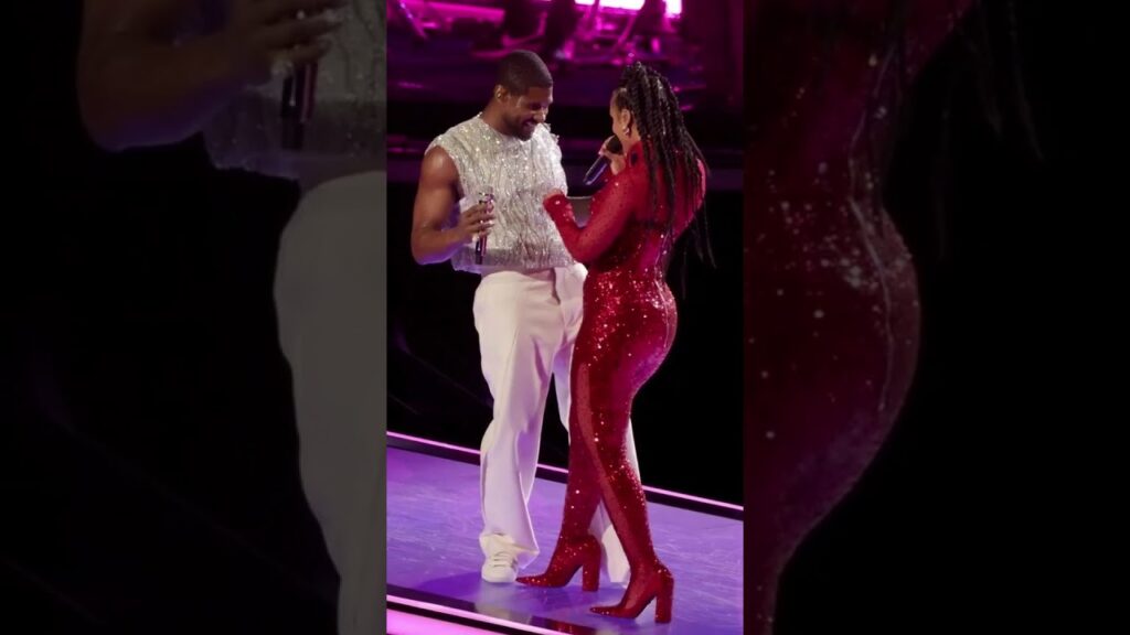 Usher & Alicia Keys Perform During Halftime of The 2024 Super Bowl #shorts #trending #celebrity